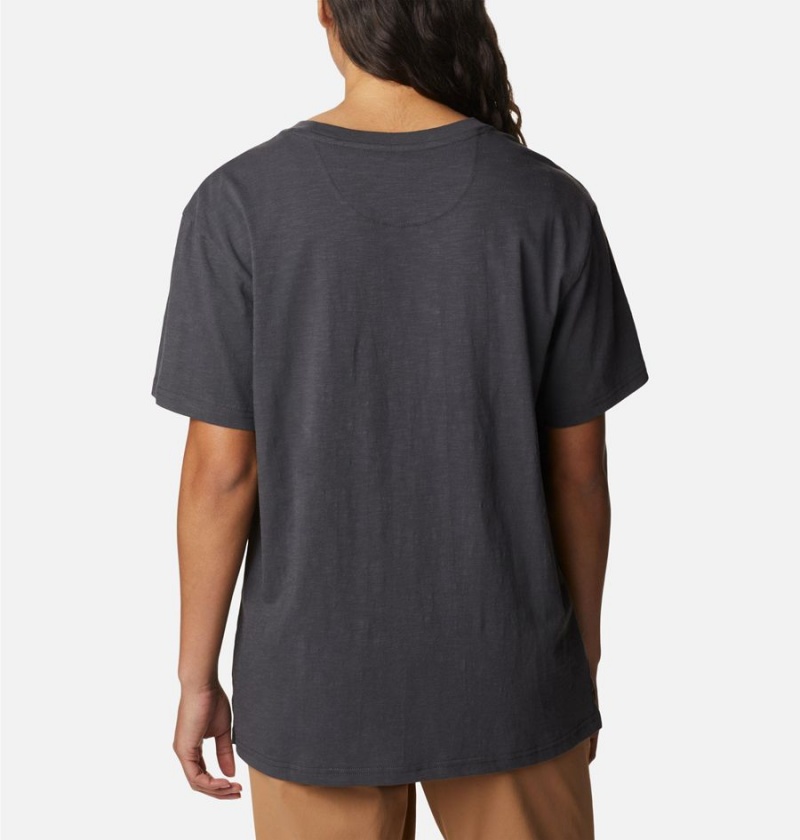 Black Women's Columbia Break It Down T-Shirt | 5682-GCTLN