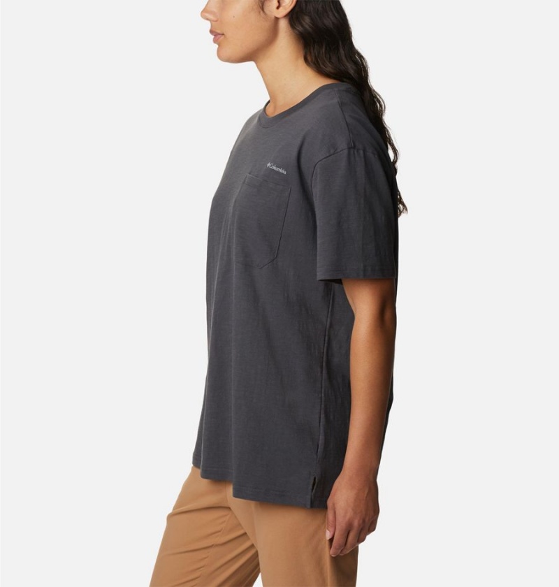 Black Women's Columbia Break It Down T-Shirt | 5682-GCTLN