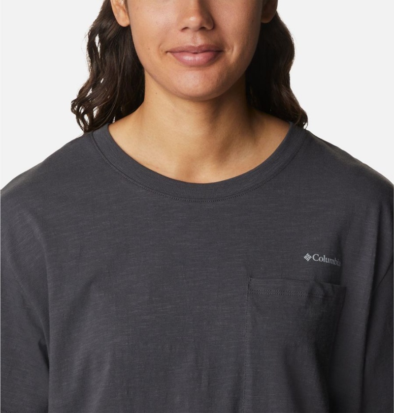 Black Women's Columbia Break It Down T-Shirt | 5682-GCTLN