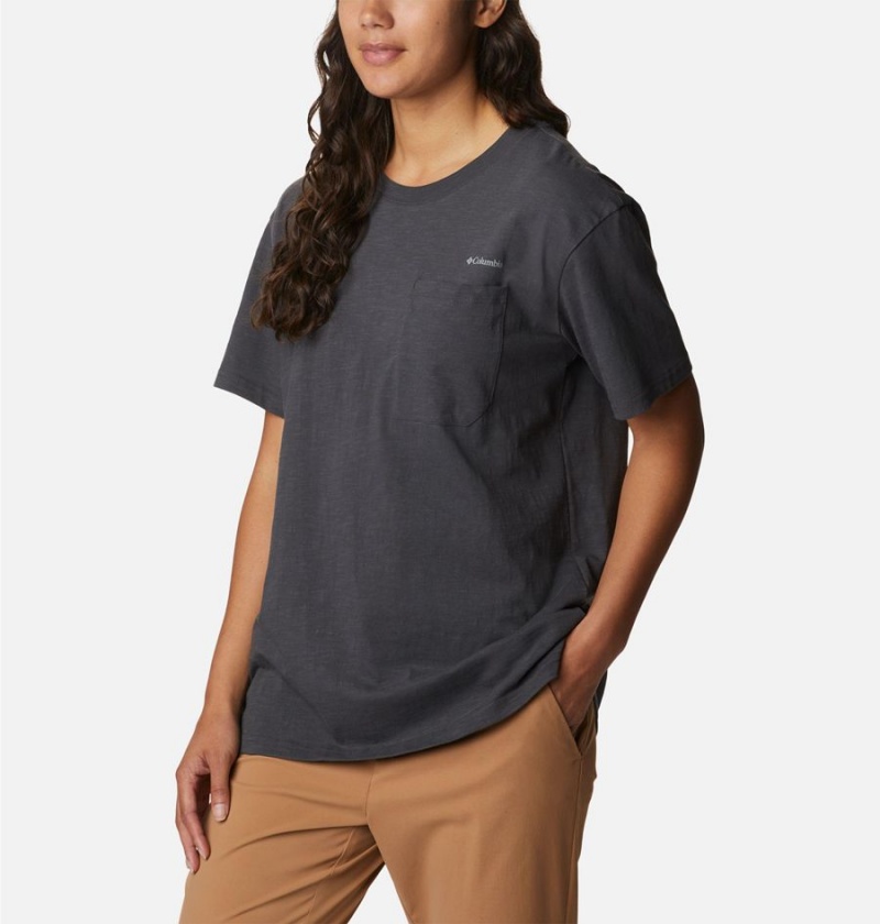 Black Women's Columbia Break It Down T-Shirt | 5682-GCTLN