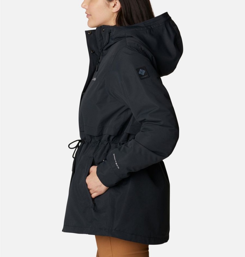 Black Women's Columbia Drop Ridge Interchange 3 In 1 Jackets | 5497-YWXPB