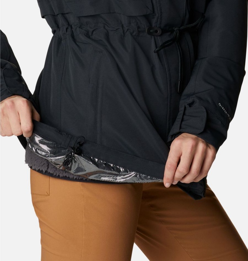 Black Women's Columbia Drop Ridge Interchange 3 In 1 Jackets | 5497-YWXPB