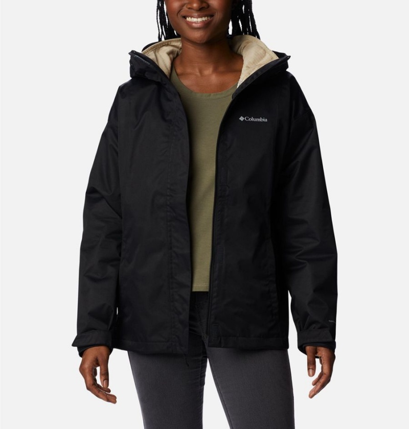 Black Women's Columbia Hikebound Interchange 3 In 1 Jackets | 4890-VNACO