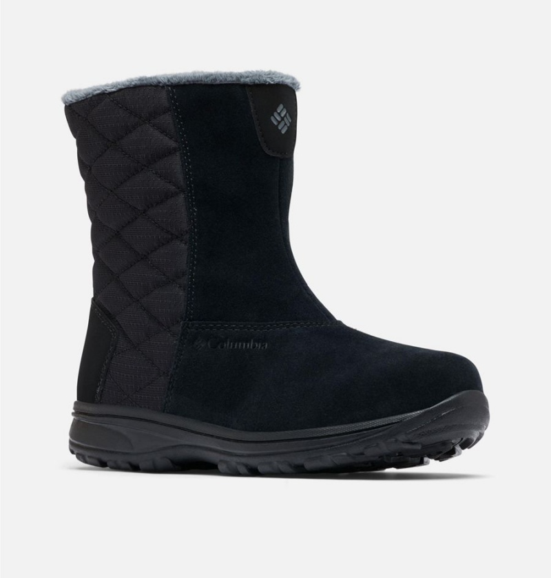 Black Women's Columbia Ice Maiden Slip III Boots | 0128-VQJWL