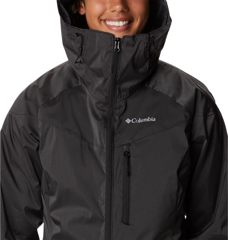 Black Women's Columbia Oak Ridge Interchange 3 In 1 Jackets | 9823-RGTOH