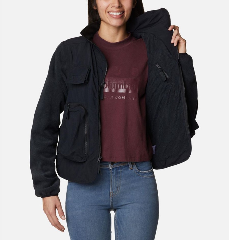 Black Women's Columbia Skeena River 3 In 1 Jackets | 6093-RQDGM