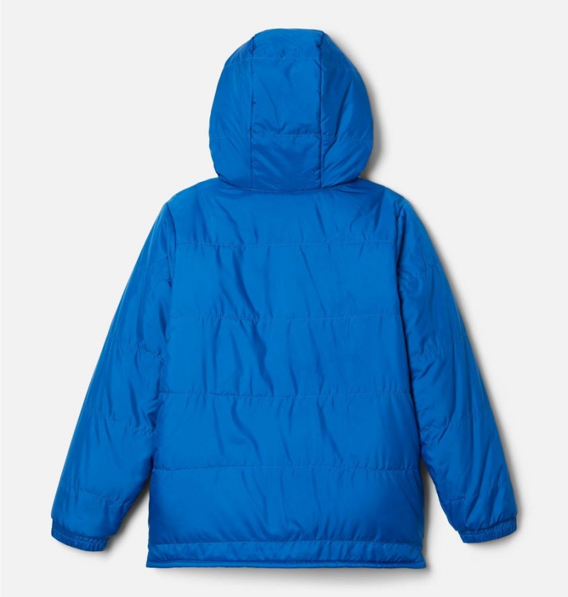 Blue Kids' Columbia Big Fir Reversible Jacket | 3297-SMKYR