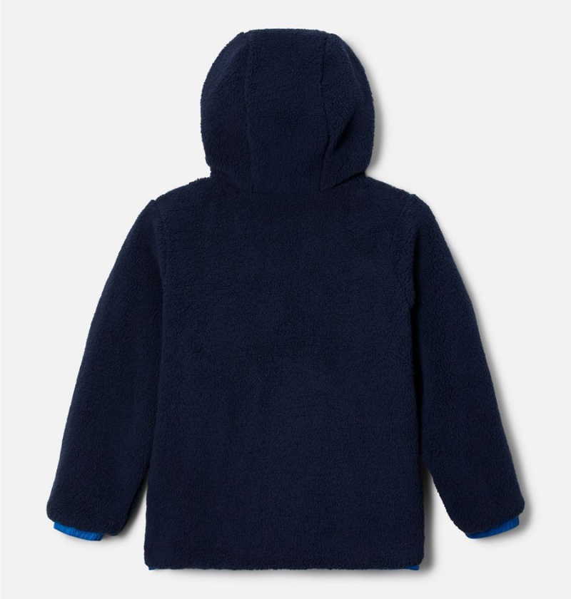 Blue Kids' Columbia Big Fir Reversible Jacket | 3297-SMKYR