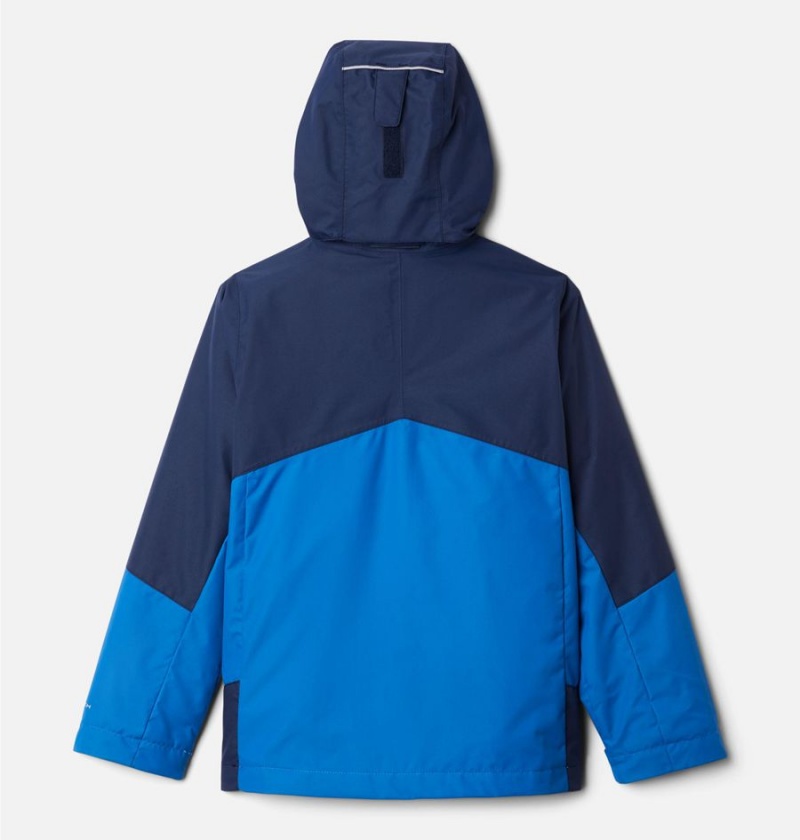 Blue Kids' Columbia Bugaboo II Fleece Interchange Jacket | 0875-LRHGP