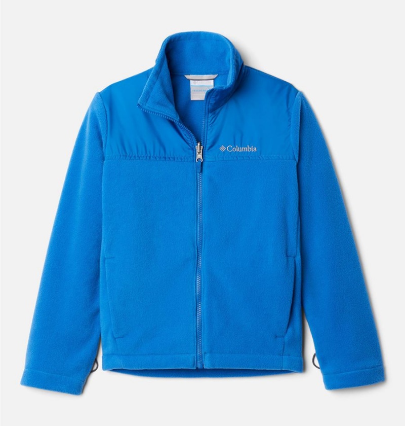 Blue Kids' Columbia Bugaboo II Fleece Interchange Jacket | 0875-LRHGP