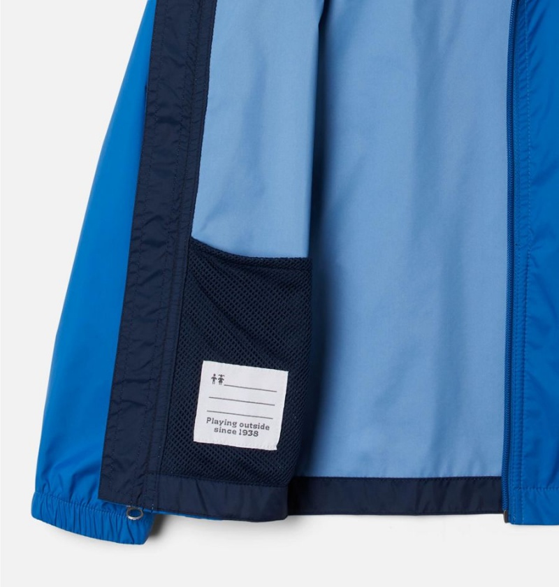 Blue Kids' Columbia Glennaker Jacket | 4760-OKLIT