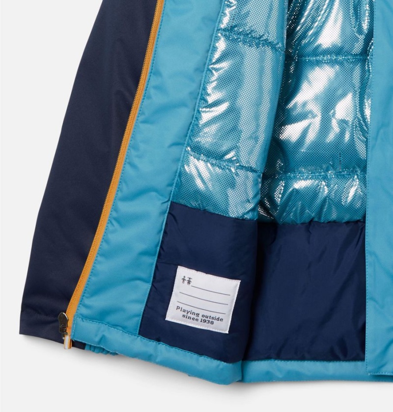 Blue Kids' Columbia Hikebound Insulated Jacket | 5091-OMFET