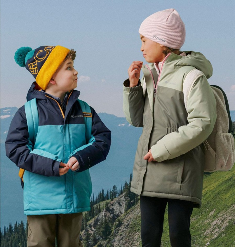 Blue Kids' Columbia Hikebound Insulated Jacket | 5091-OMFET