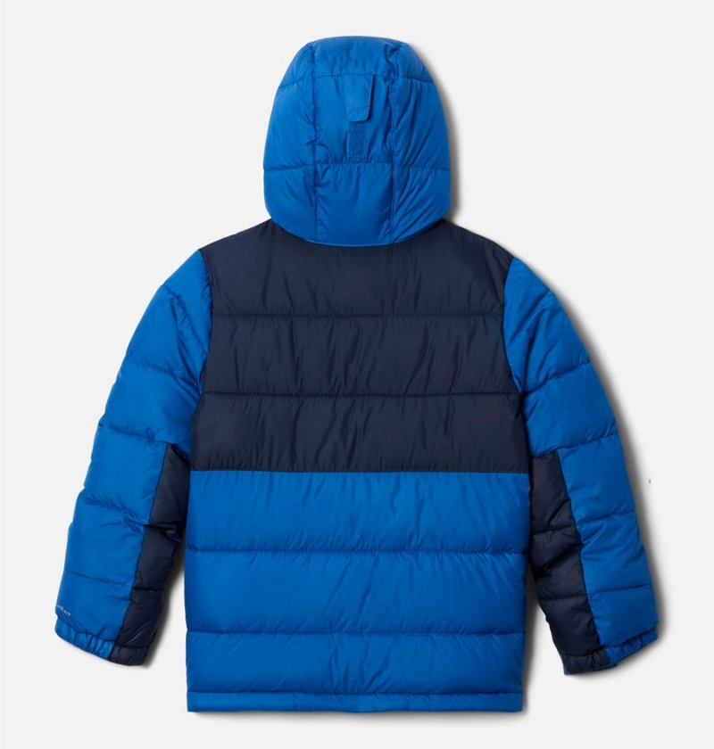 Blue Kids' Columbia Pike Lake II Hooded Jacket | 2375-DFVNC