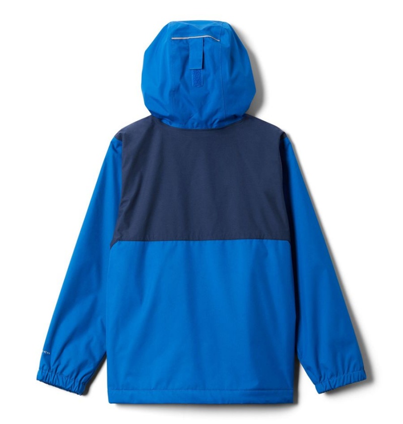 Blue Kids' Columbia Rainy Trails Fleece Lined Jacket | 5641-UYVHG