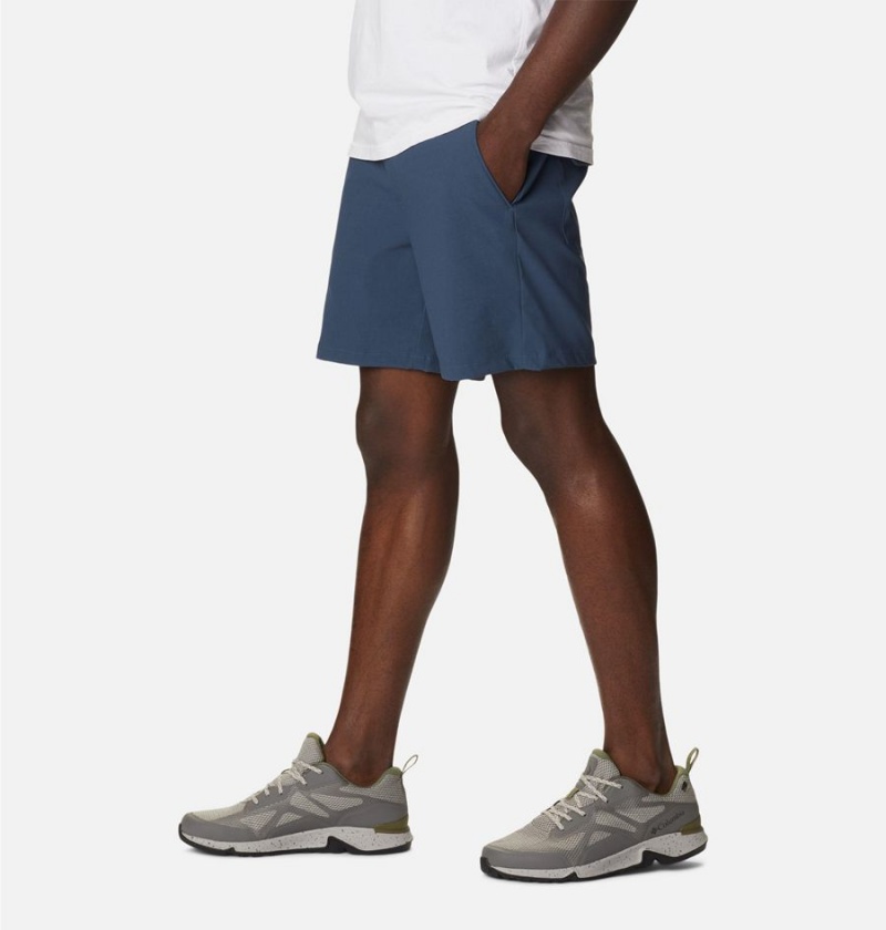 Blue Men's Columbia Canyon Gate Utility Shorts | 4103-LKTSC