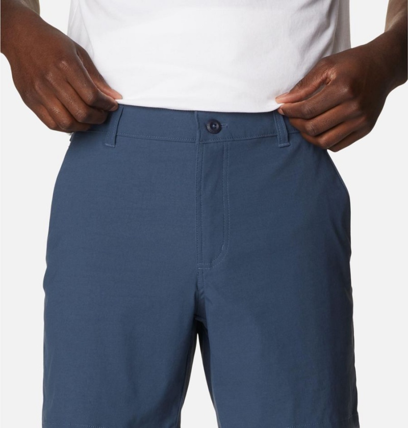 Blue Men's Columbia Canyon Gate Utility Shorts | 4103-LKTSC