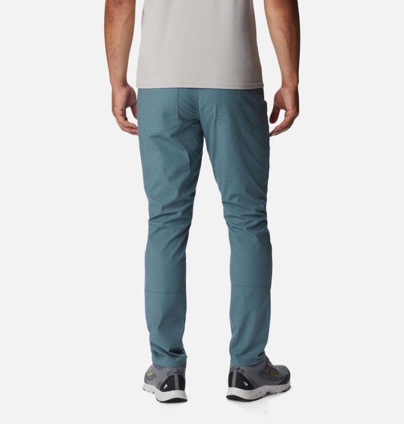 Blue Men's Columbia Cobble Creek 5-Pocket Pants | 1078-HTYUS