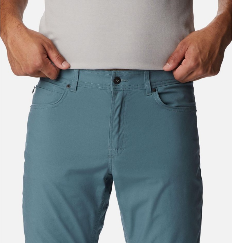 Blue Men's Columbia Cobble Creek 5-Pocket Pants | 1078-HTYUS