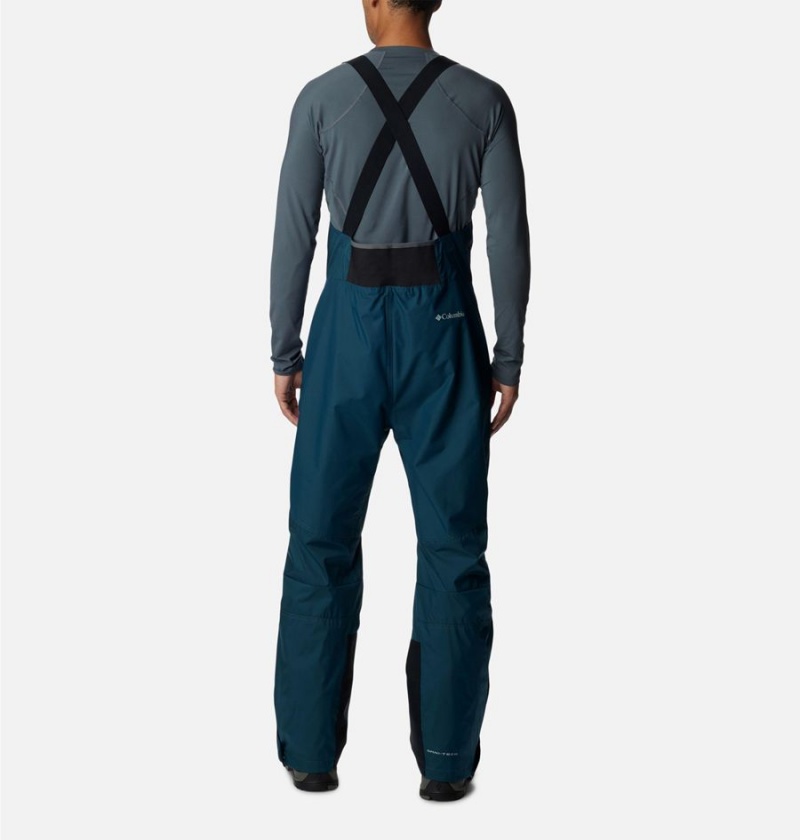 Blue Men's Columbia Iceventure Ski Bib Pants | 7649-KZHIS