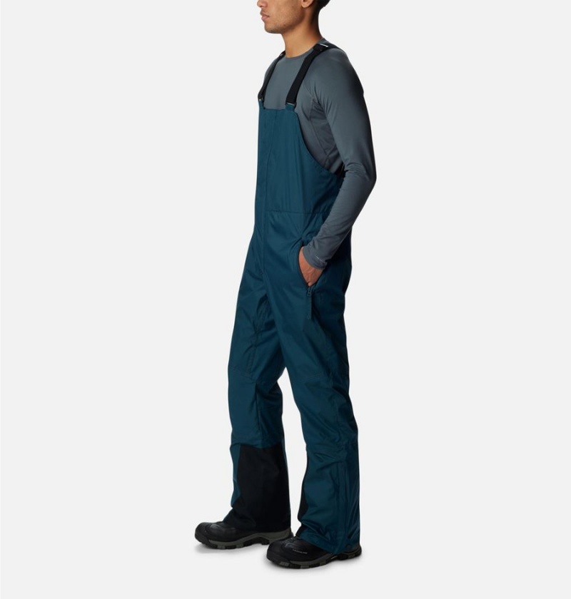 Blue Men's Columbia Iceventure Ski Bib Pants | 7649-KZHIS