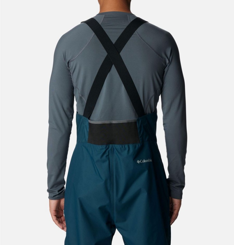 Blue Men's Columbia Iceventure Ski Bib Pants | 7649-KZHIS