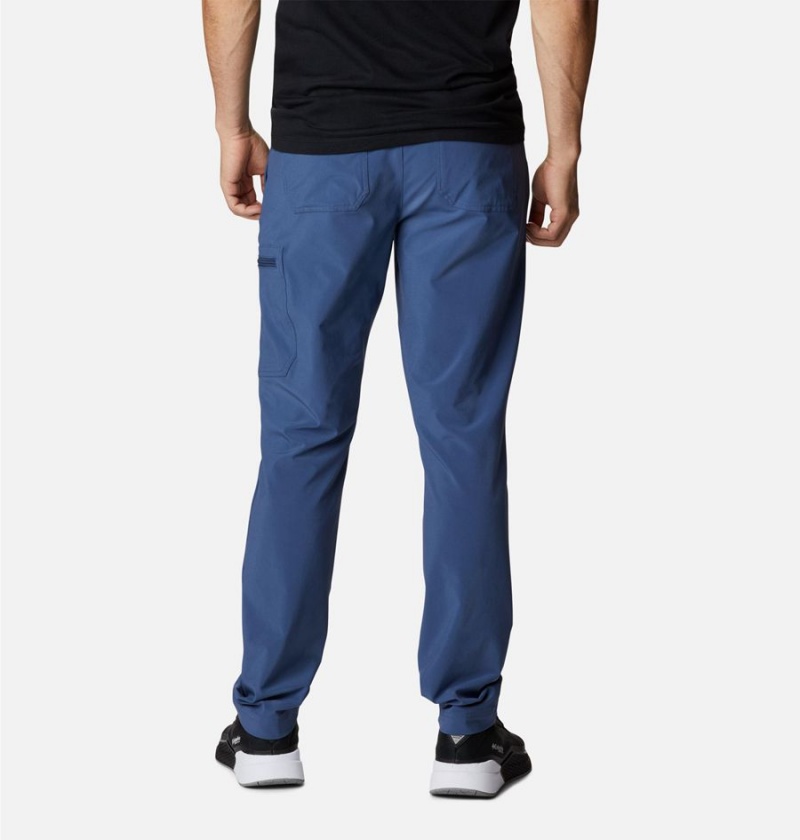 Blue Men's Columbia Narrows Pointe Pants | 4596-KYCPW