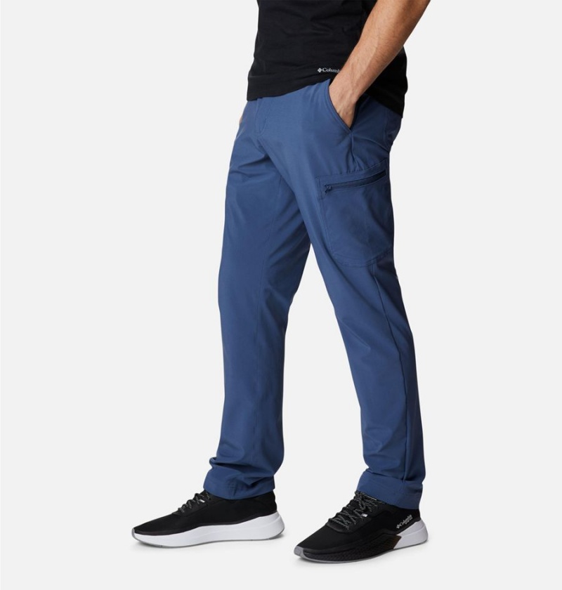 Blue Men's Columbia Narrows Pointe Pants | 4596-KYCPW