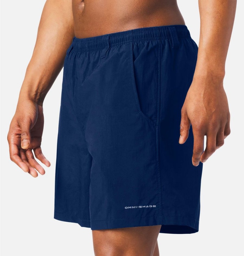 Blue Men's Columbia PFG Backcast III Water Shorts | 2615-RVJSN