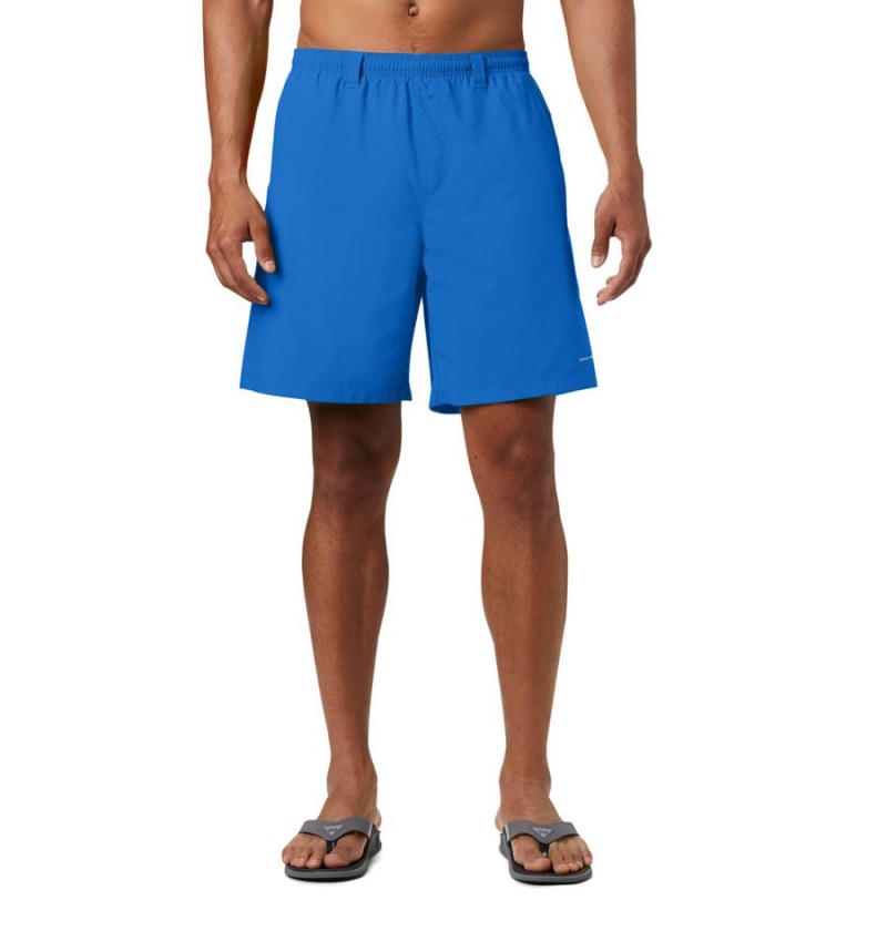 Blue Men\'s Columbia PFG Backcast III Water Shorts | 3257-YHMTJ