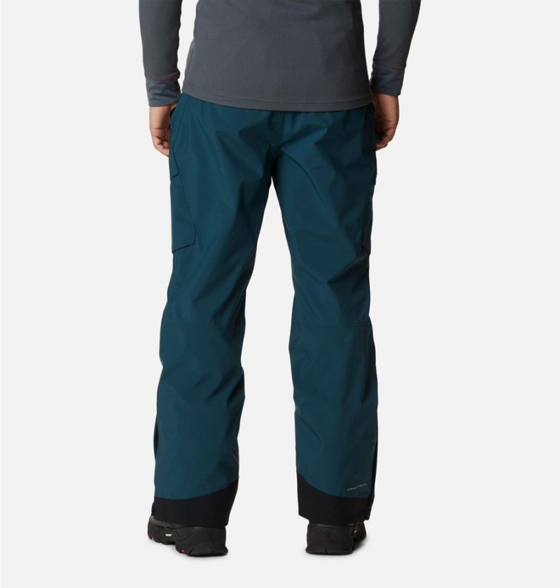 Blue Men's Columbia Powder Stash Ski Pants | 2501-QFVMK