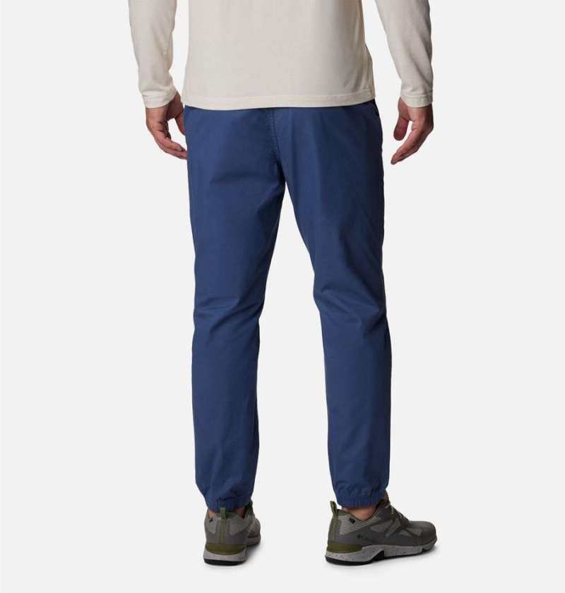 Blue Men's Columbia Rapid Rivers Joggers Pants | 4398-PTZRC