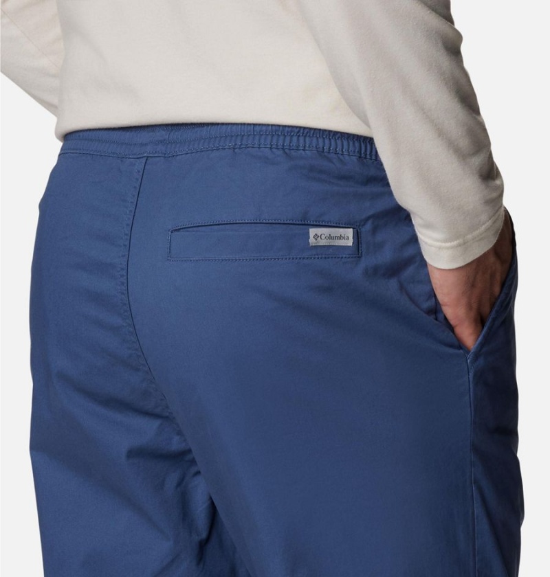 Blue Men's Columbia Rapid Rivers Joggers Pants | 4398-PTZRC