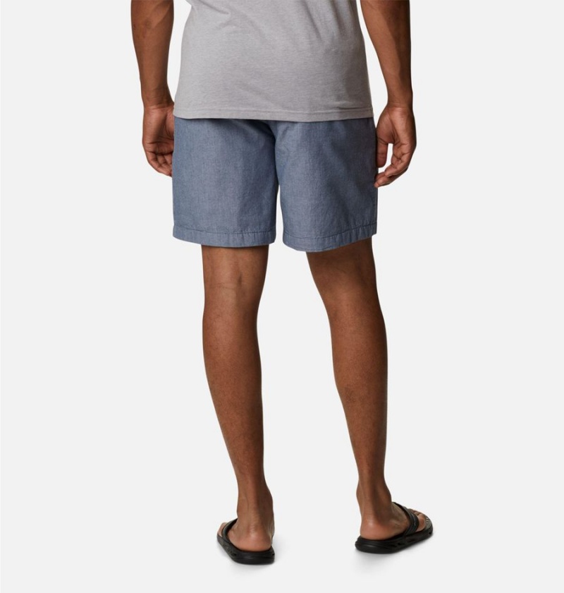 Blue Men's Columbia Scenic Ridge Pull-On Shorts | 3961-DEOYC