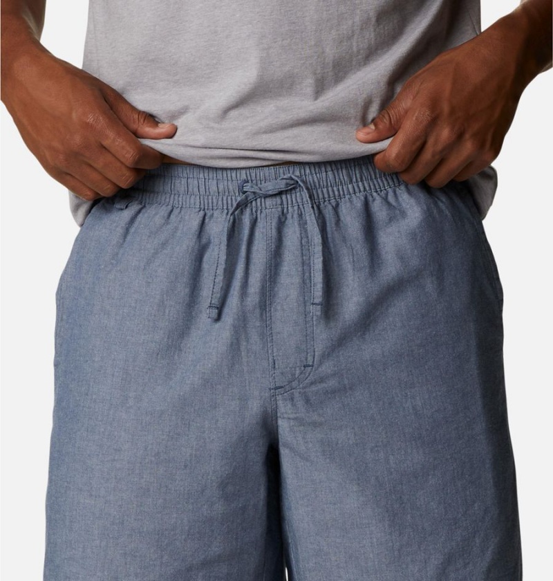 Blue Men's Columbia Scenic Ridge Pull-On Shorts | 3961-DEOYC