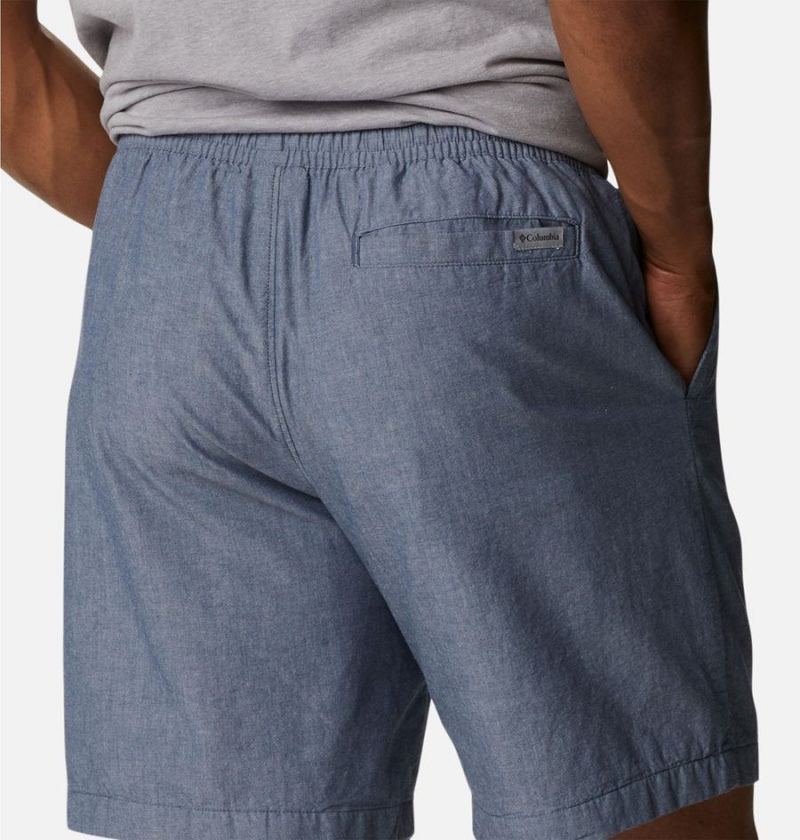 Blue Men's Columbia Scenic Ridge Pull-On Shorts | 3961-DEOYC