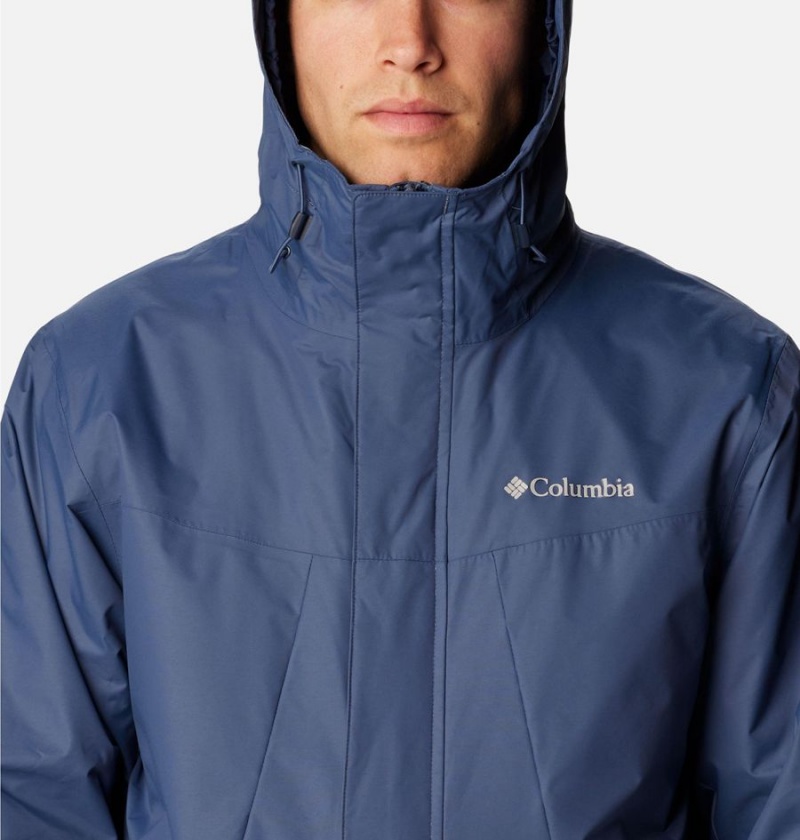 Blue Men's Columbia Tunnel Falls Interchange 3 In 1 Jackets | 2631-DQPSF