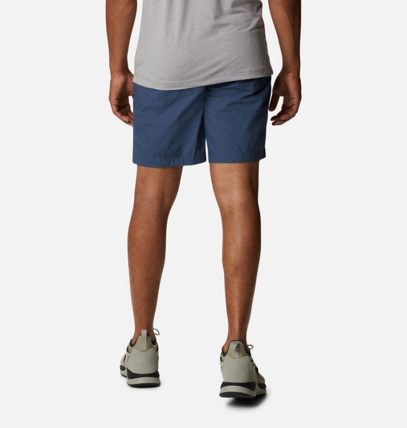 Blue Men's Columbia Washed Out Cargo Shorts | 6845-AHPET