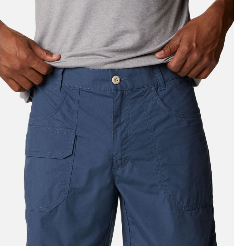 Blue Men's Columbia Washed Out Cargo Shorts | 6845-AHPET