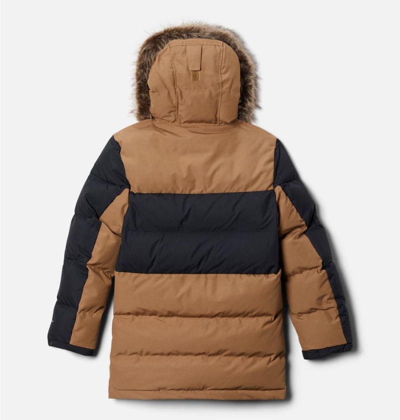 Brown Kids' Columbia Marquam Peak Fusion Insulated Parka Jacket | 2860-CZSHA