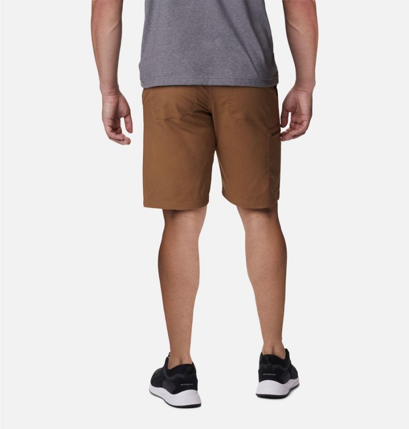 Brown Men's Columbia Cobble Creek Cargo Shorts | 5246-BZCDS