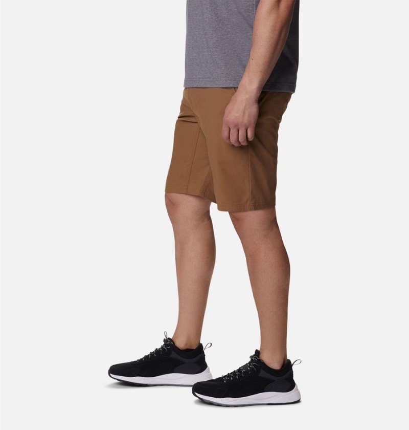 Brown Men's Columbia Cobble Creek Cargo Shorts | 5246-BZCDS