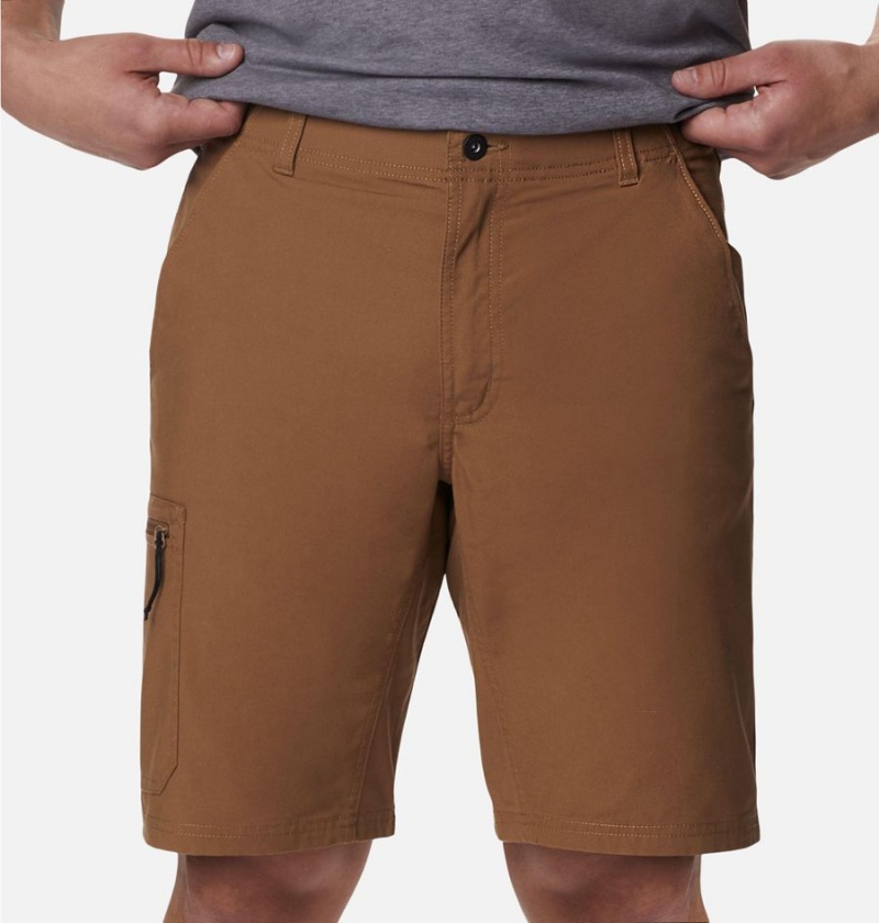 Brown Men's Columbia Cobble Creek Cargo Shorts | 5246-BZCDS