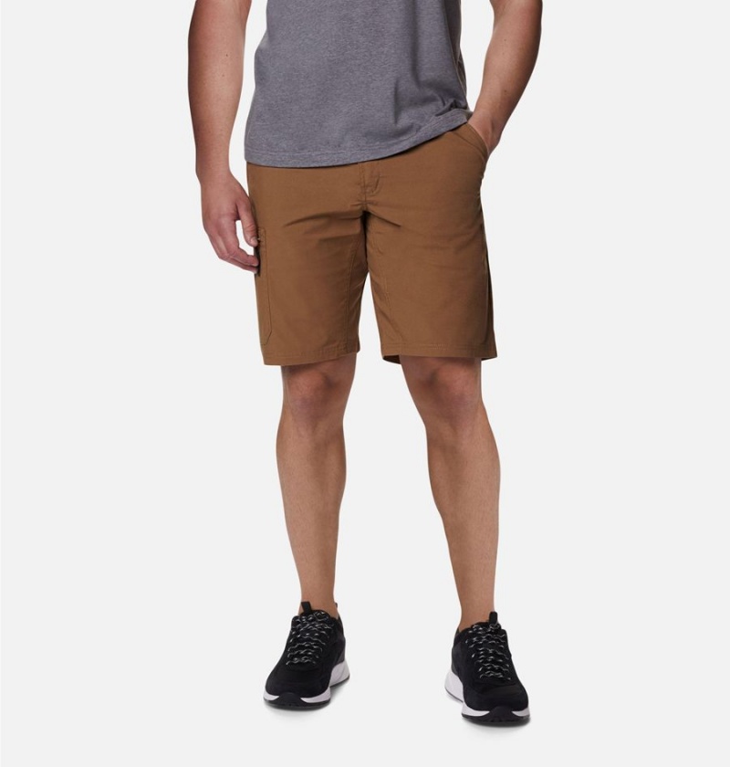 Brown Men\'s Columbia Cobble Creek Cargo Shorts | 5246-BZCDS