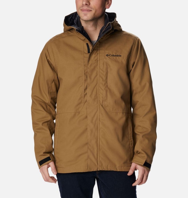 Brown Men\'s Columbia Loma Vista Interchange 3 In 1 Jackets | 6039-ZIUDO