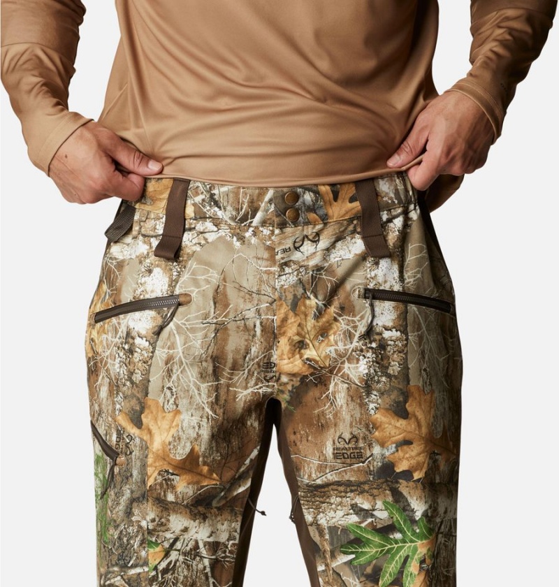 Brown Men's Columbia PHG Trophy Rack Silent Rain Pants | 3921-UZWCM