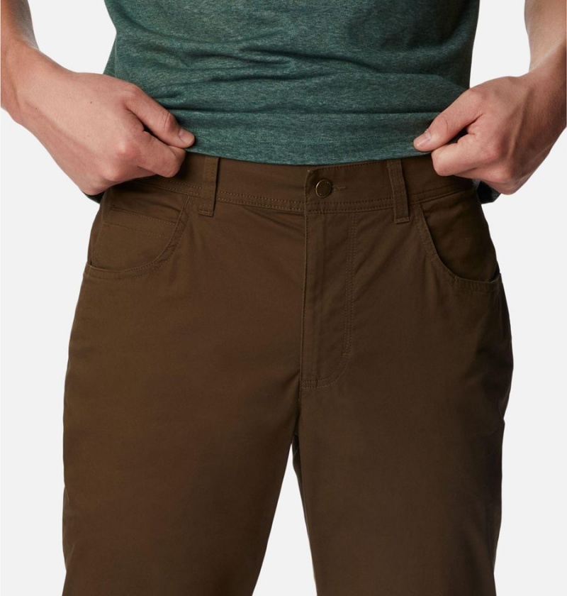 Brown Men's Columbia Rapid Rivers Pants | 7396-QKZOM