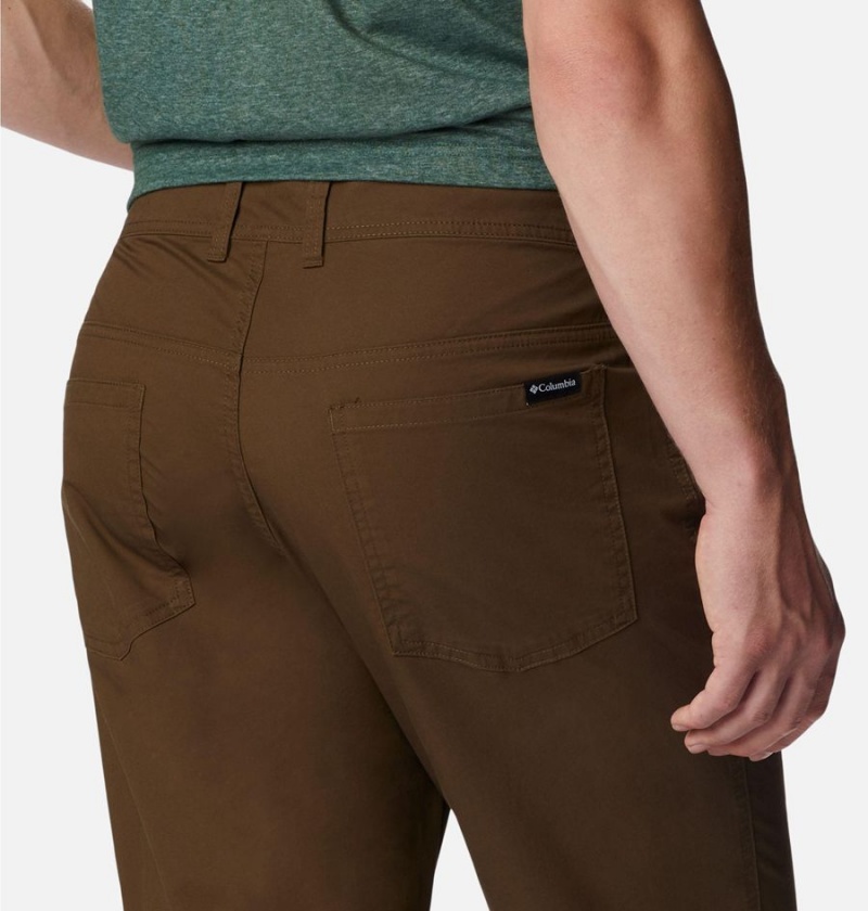 Brown Men's Columbia Rapid Rivers Pants | 7396-QKZOM