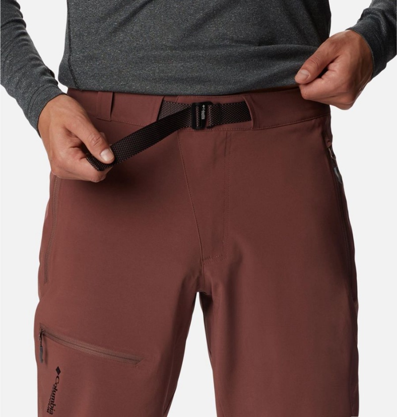 Brown Men's Columbia Titan Pass Pants | 3041-ASWYN