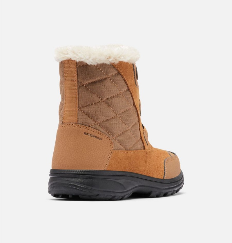 Brown Women's Columbia Ice Maiden Shorty Boots | 2047-QBPVJ